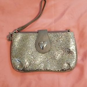 small glitter wristlet